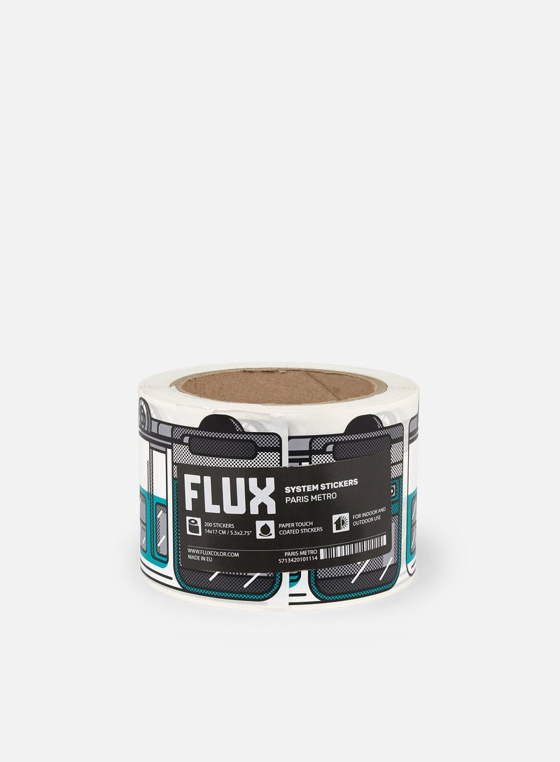 Flux System Stickers Paris Metro 10 Pezzi - Graffitishop-Vittoria