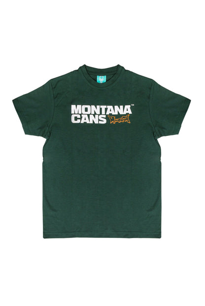 Montana TYPO+LOGO Green T-Shirt