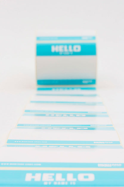 Montana HELLO MY NAME IS Stickers 50 Pezzi