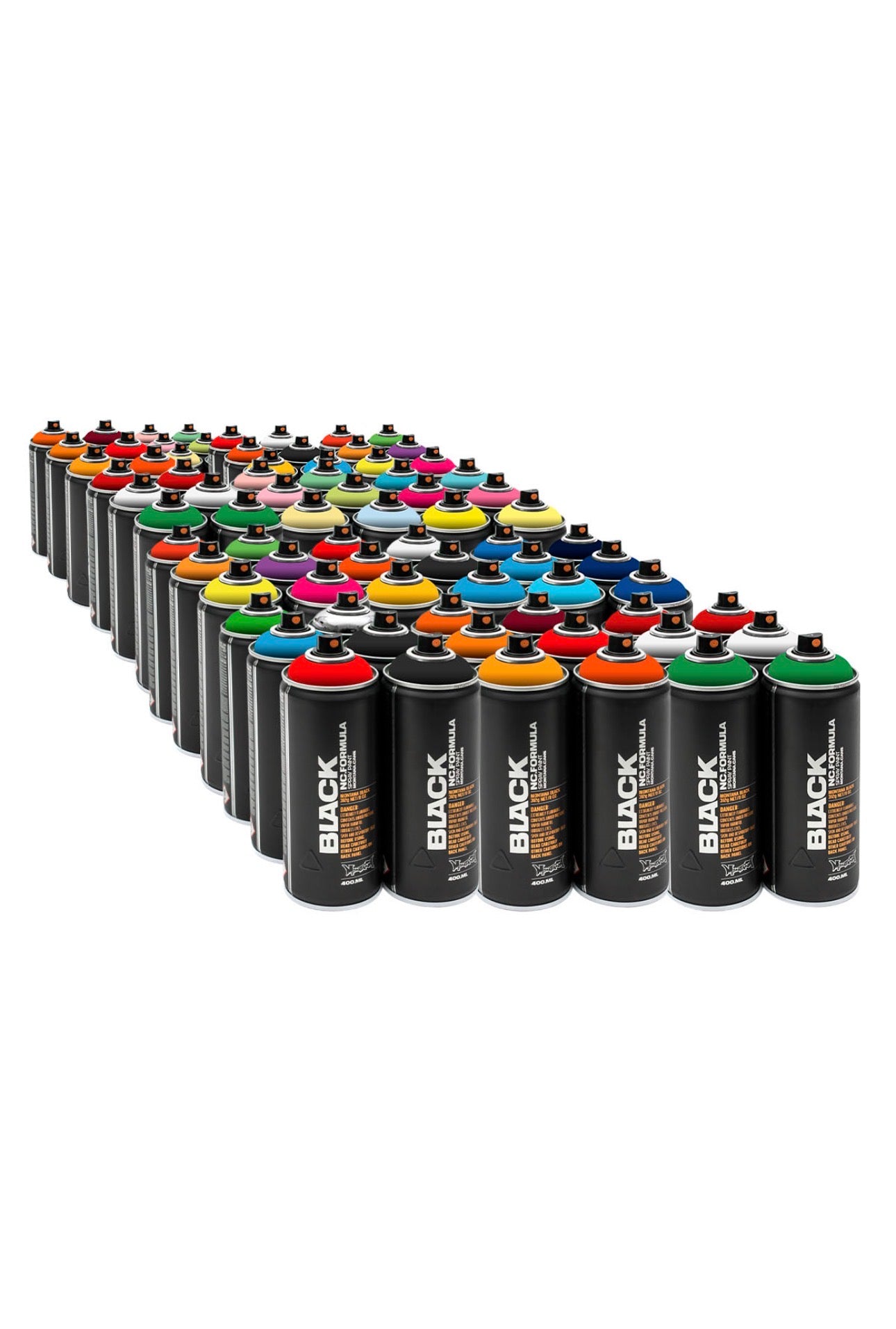 Montana BLACK 400ml 72 SPRAY Mixed Color Pack