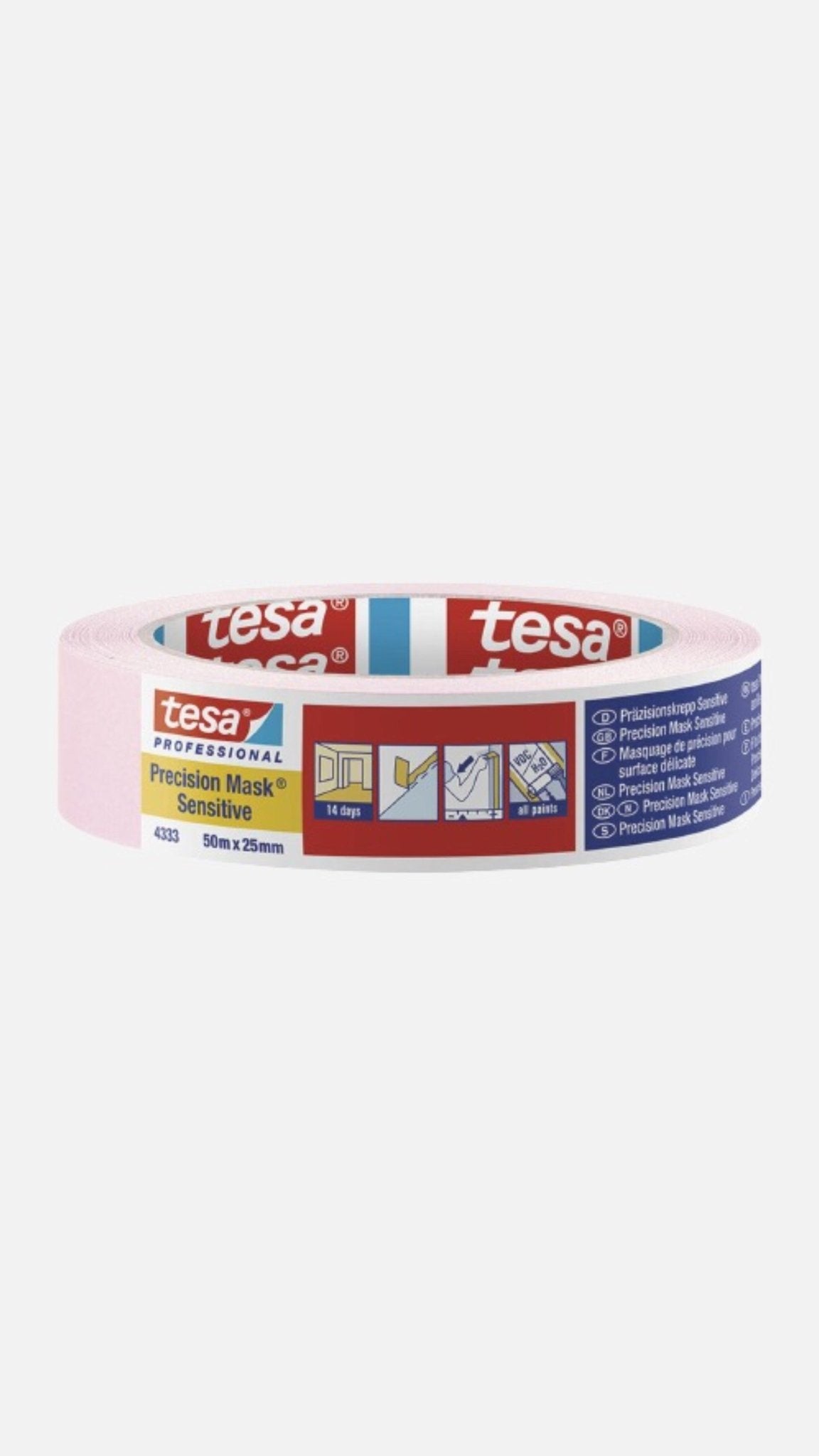 Tesa-nastro-precision-sensitive-rosa-mascheratura